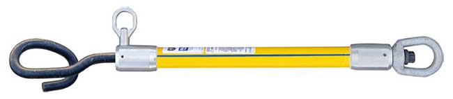 BLUE STRIPE® Link Stick Pigtail Hook & Swivel Eye