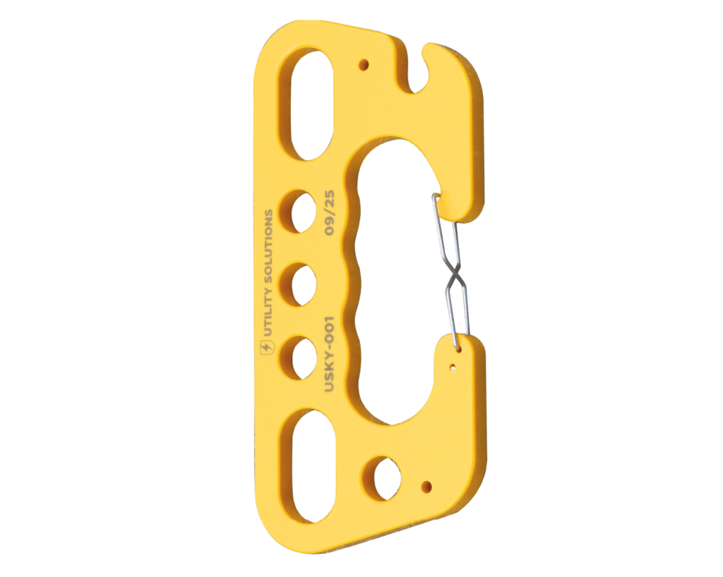 Sky Hook — Accesorio para líneas de mano inventado por linieros