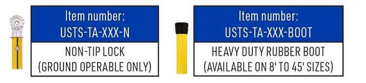 BLUE STRIPE® Take-Apart Hot Sticks