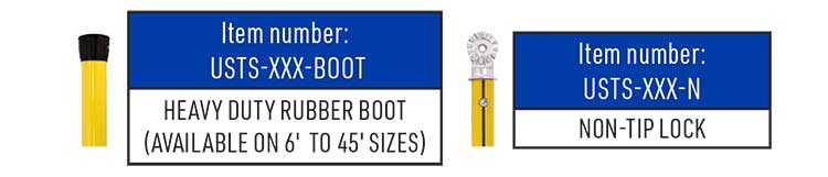 BLUE STRIPE® Telescopic Hot Sticks - options