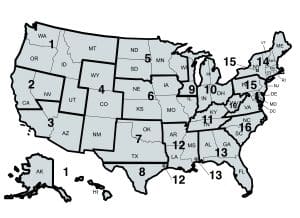 Sales Rep Map - USA